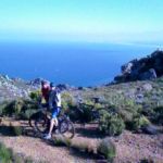 A wonderful morning biking in the mountains False Bay way below us